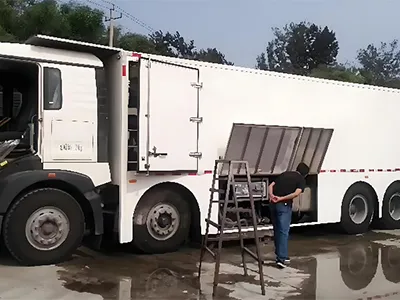 Hydraulic pump & motor used in street cleaning vehicle