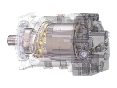 Closed Circuit Axial Piston Motor, HMF Series