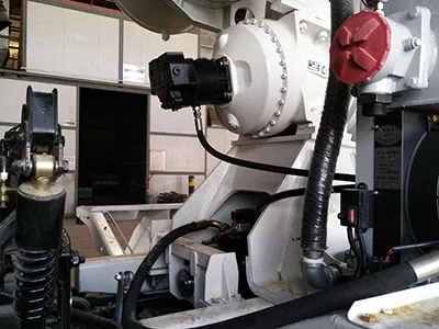 Concrete mixer drum